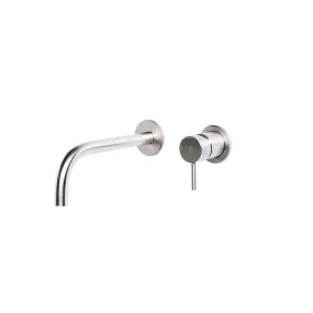 Gruppo Miscelatore in acciaio inox a parete per lavabo senza scarico di Tubico Nilo