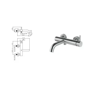 Miscelatore in acciaio inox...
