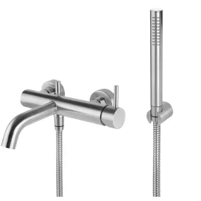 Mitigeur Lavabo Noir Mat Haut avec vidage Clic Clak y compris Jo by Paffoni