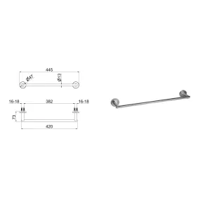 Porta salviette in acciaio...