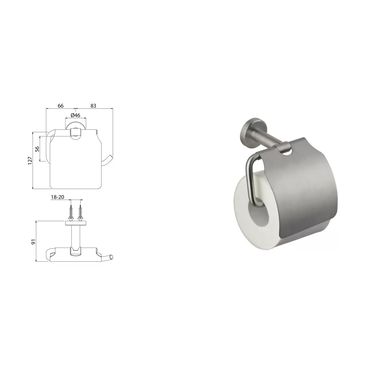 Mitigeur Lavabo Noir Mat Haut avec vidage Clic Clak y compris Jo by Paffoni