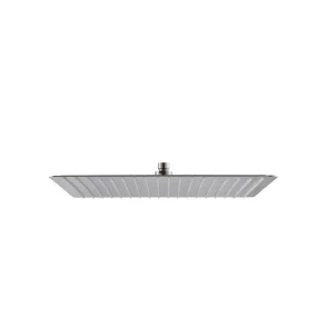 Soffione ultraslim doccia quadrato in acciaio inox da 400x400 mm di Tubico Nilo