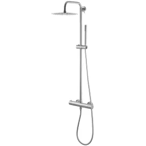 Colonna doccia esterna da parete in acciaio inox di Tubico Nilo