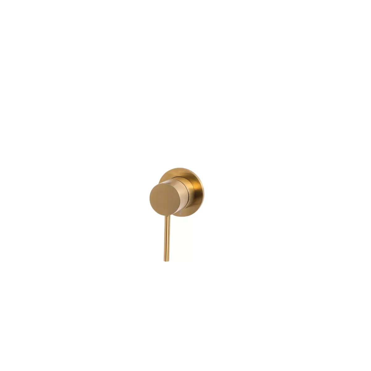 Miscelatore ad incasso per doccia, diametro 34 mm, in acciaio inox 316L di Tubico Tevere - Oro