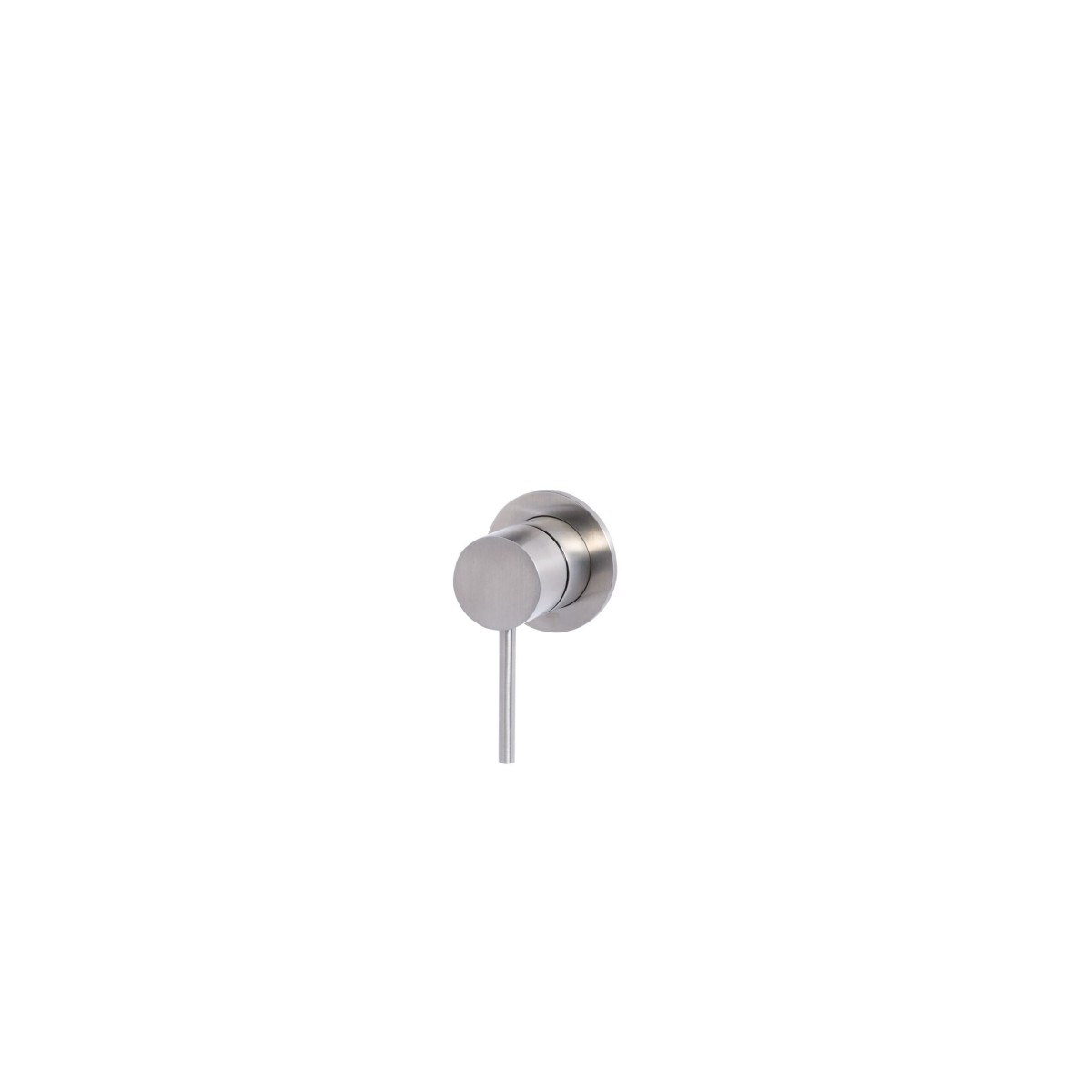 Miscelatore ad incasso per doccia, diametro 34 mm, in acciaio inox 316L di Tubico Tevere - Satinato