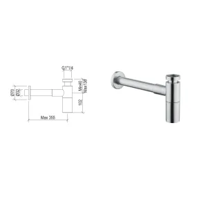 Sifone minimale tondo...