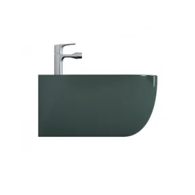 Sanitari sospesi in ceramica lucida colorata