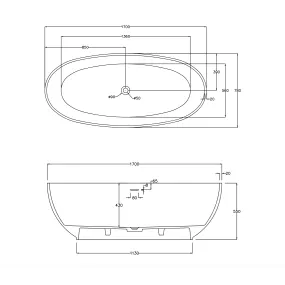 Vasca da bagno freestanding in resina colorata trasparente WOMB
