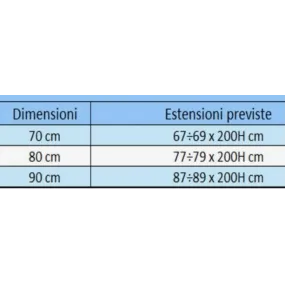 2-seitig verschiebbare transparente Antikalk-Duschabtrennung 8 mm FILANTA ONE