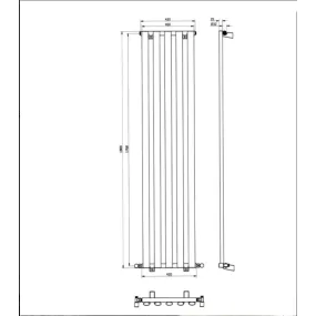 Termoarredo Radiatore bagno DIVINA