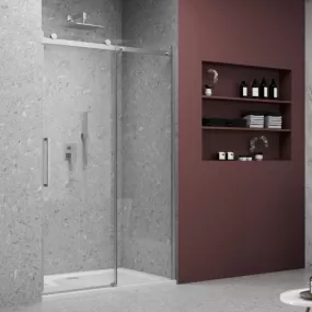 Cabine de douche semi-circulaire anticalcaire transparente 6mm h195
