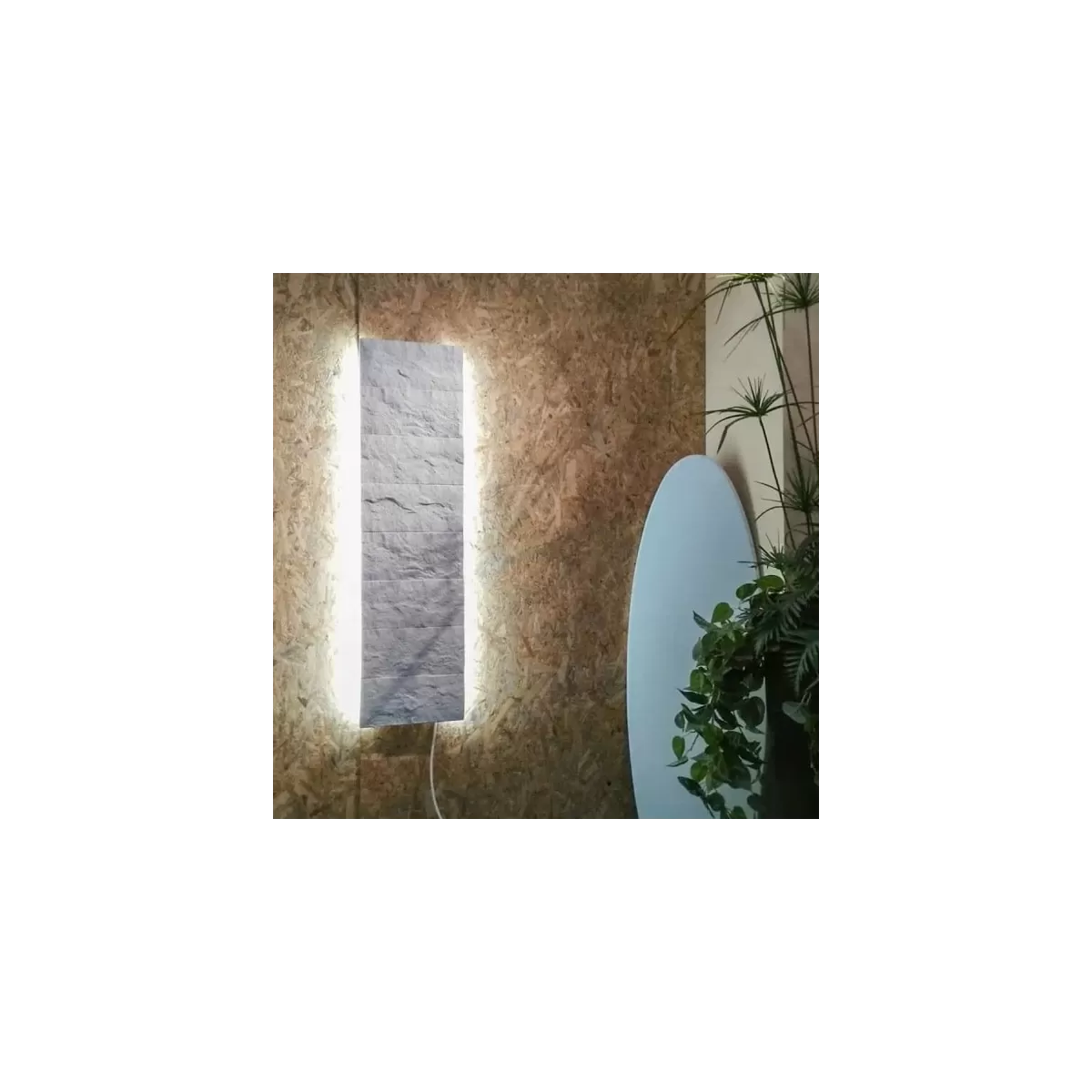 Termoarredo Idraulico in marmo Bianco o Colorato Toscana