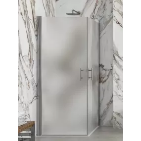 Cabine de douche coulissante 2 faces 70x90 transparente 8mm Pearl