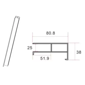 Profil de compensation + 3cm