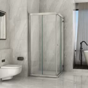 Box doccia 2 lati scorrevole trasparente 6mm h195 SMART