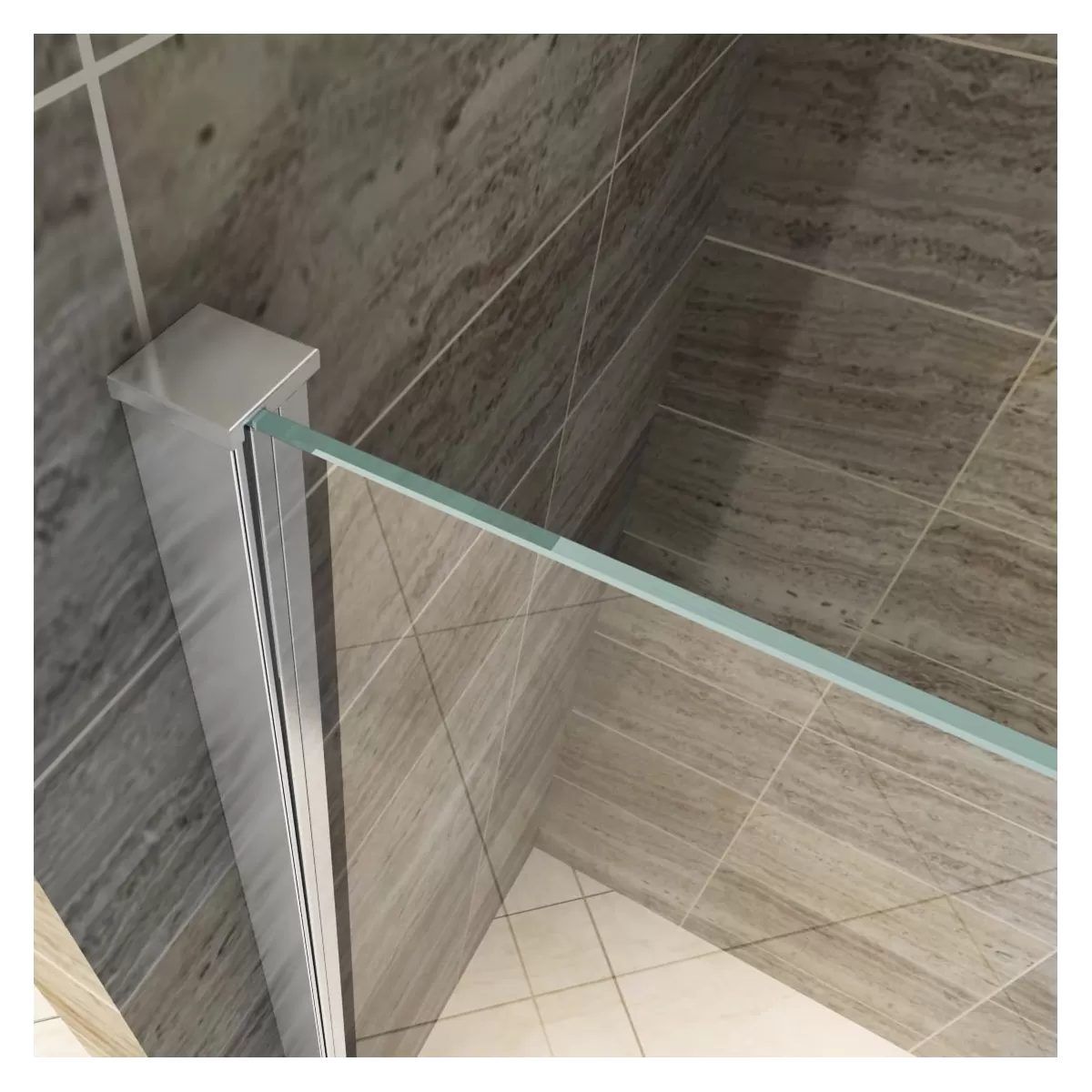 Paroi de douche à l'italienne transparente moderne 8mm H200 SKY