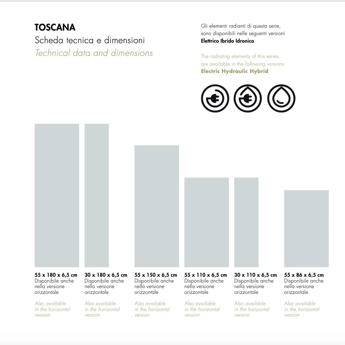 Hängendes Cup-Bidet aus weißer Keramik von Goccioline