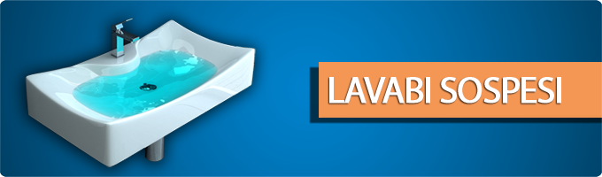 Lavabo in ceramica sospeso - stilebagno.com